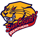 This image has an empty alt attribute; its file name is suncountypantherslogo.png