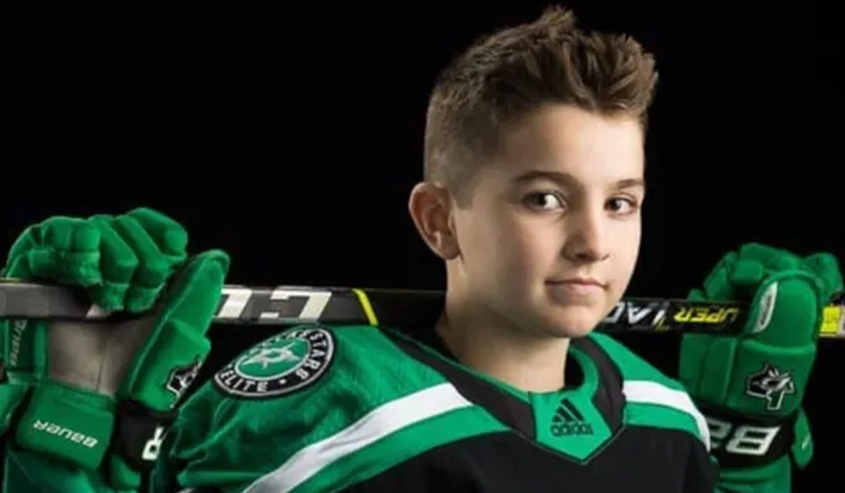 Diagnosed with Type 1 diabetes, Kade O'Rourke continues to play youth hockey at a high level.