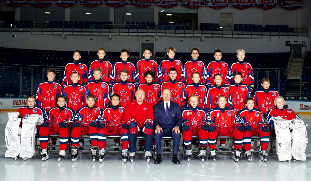 2010-born Russian youth hockey team CSKA Moscow.