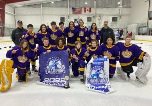 2008 Los Angeles Jr. Kings championship photo from 2022 Champions League hockey tournament