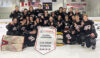 2007-born Canadian youth hockey team RINK Hockey Academy Winnipeg celebrates winning the U16 Prep Western Championship.